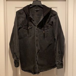 No Boundaries - Denim Shirt Jacket - L